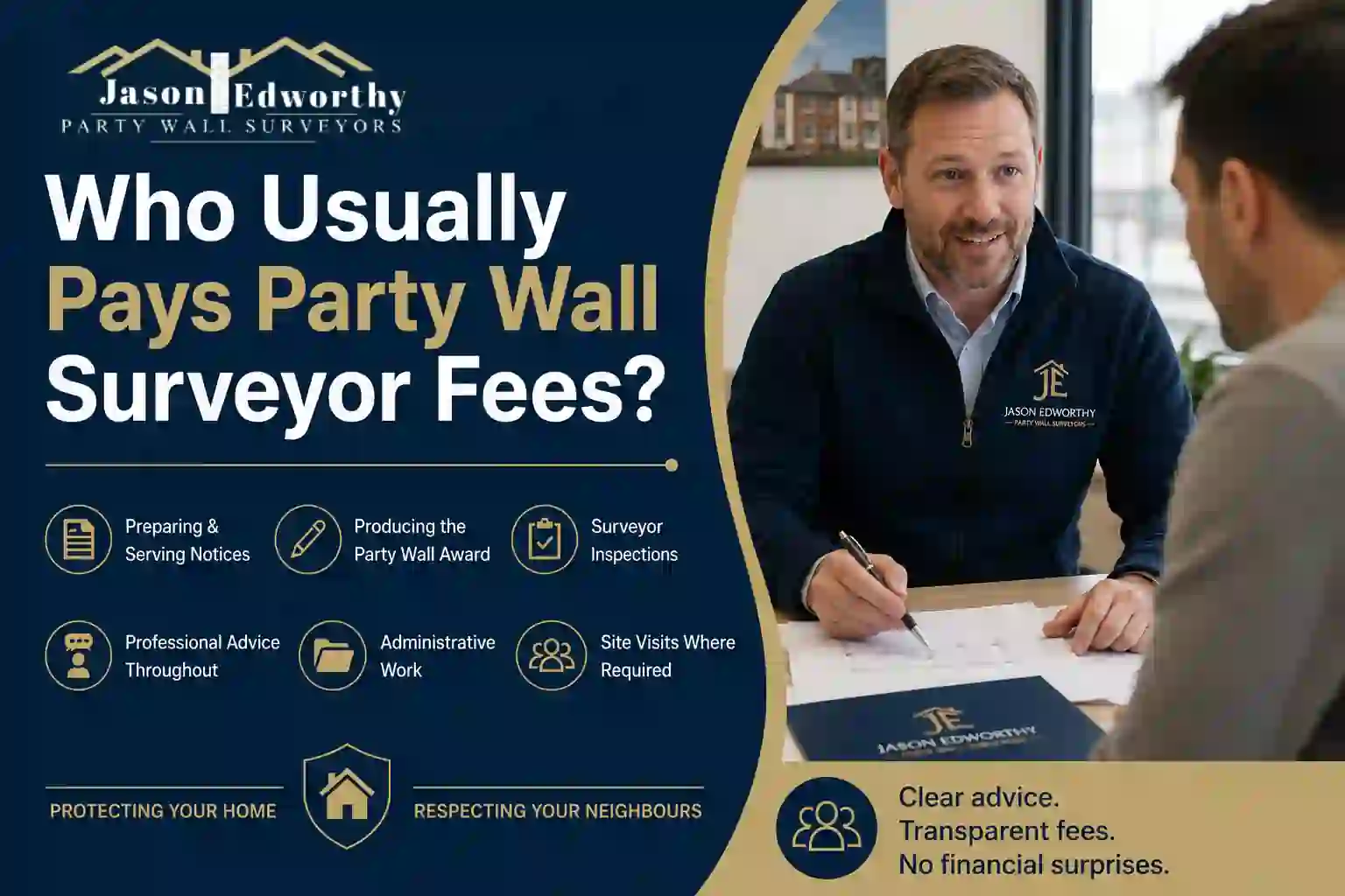 Who Usually Pays Party Wall Surveyor Fees Mansfield Woodhouse?
